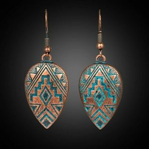 Womens Ethnic Drop Earrings